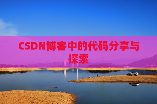CSDN博客中的代码分享与探索